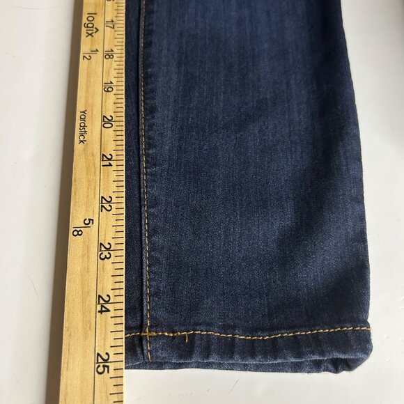 Molly and Isadora Women's size 16W Ankle Skinny Blue Jeans - Picture 10 of 14